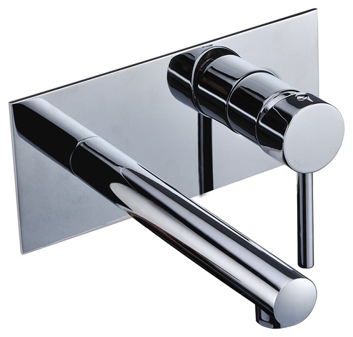 [43810] Otus Wall Basin Mixer Chrome Lead Free