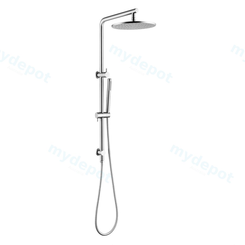 [40739] Pentro 10" Chrome Round Handheld Shower Station