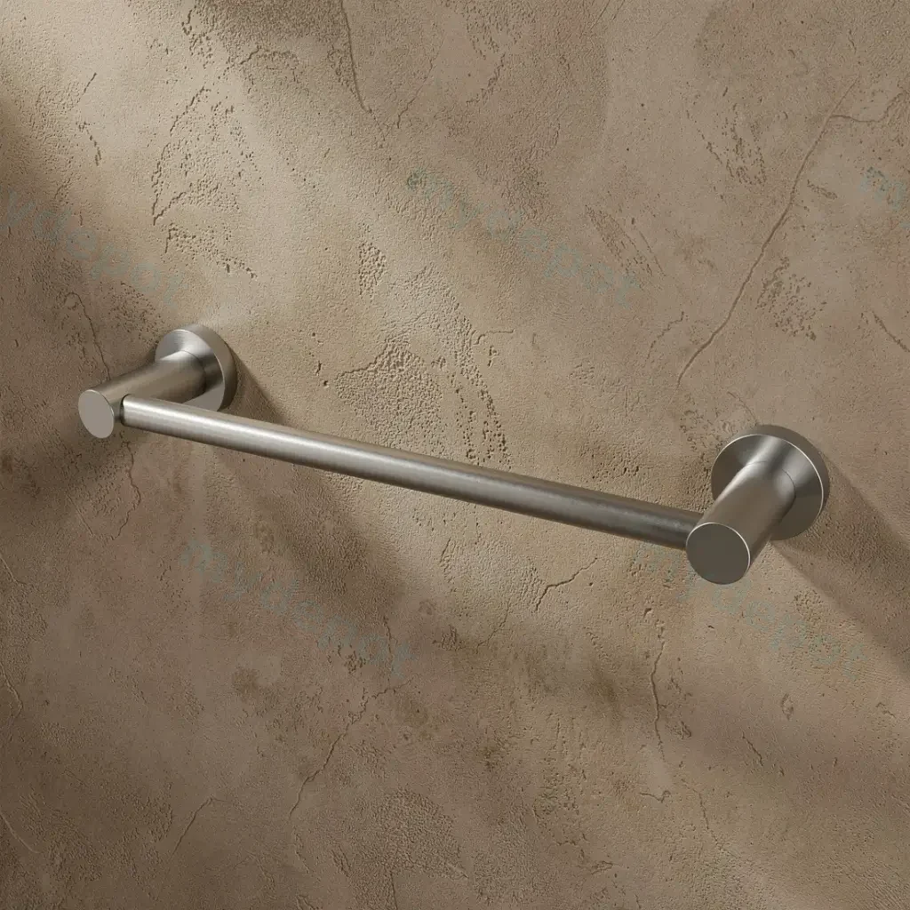 Pentro Brushed Nickel 300mm Towel Rail