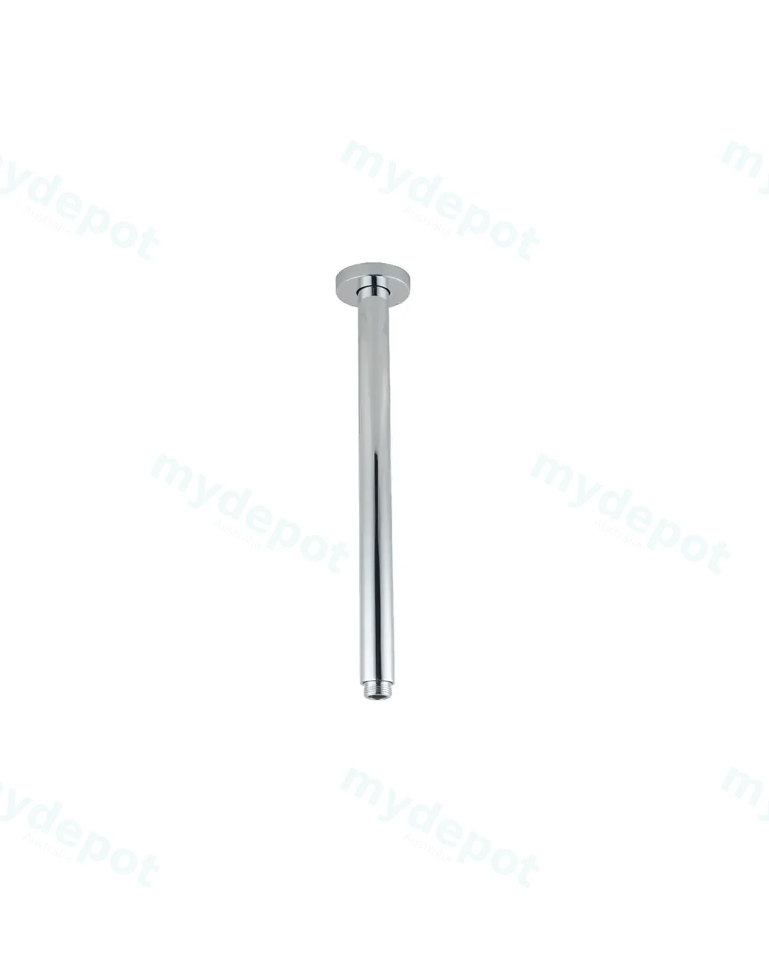 Pentro Brushed Nickel Round Ceiling Shower Arm 400mm