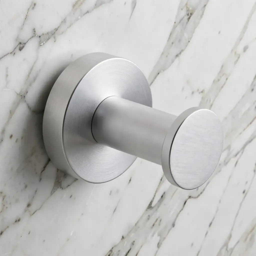 Pentro Brushed Nickel Round Robe Hook