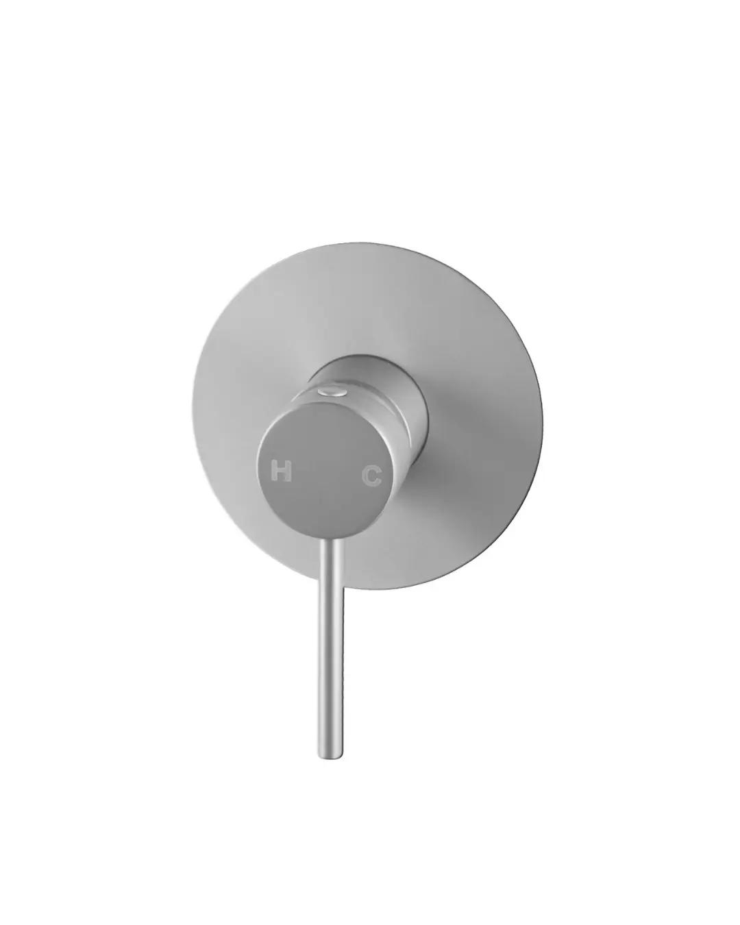 [40814] Pentro Brushed Nickel Round Shower Mixer Tap