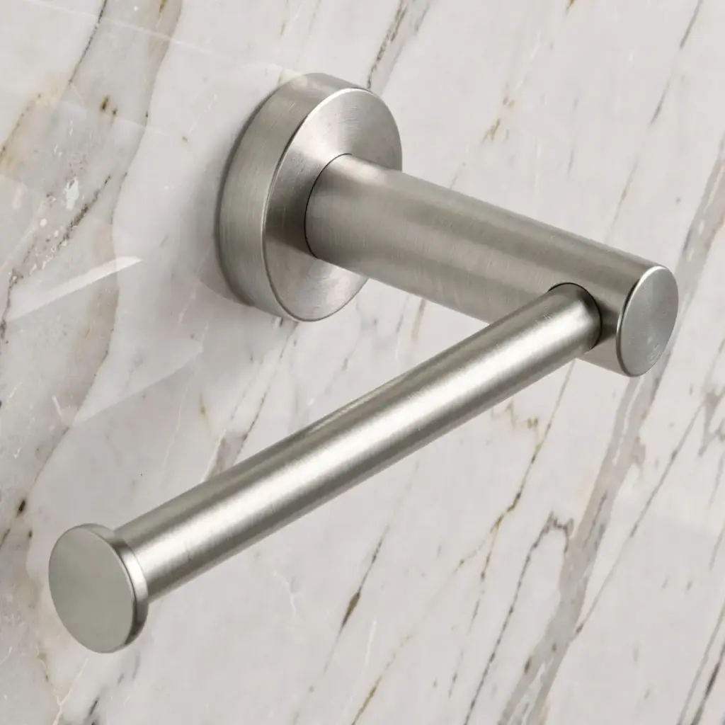 [40837] Pentro Brushed Nickel Toilet Roll Holder
