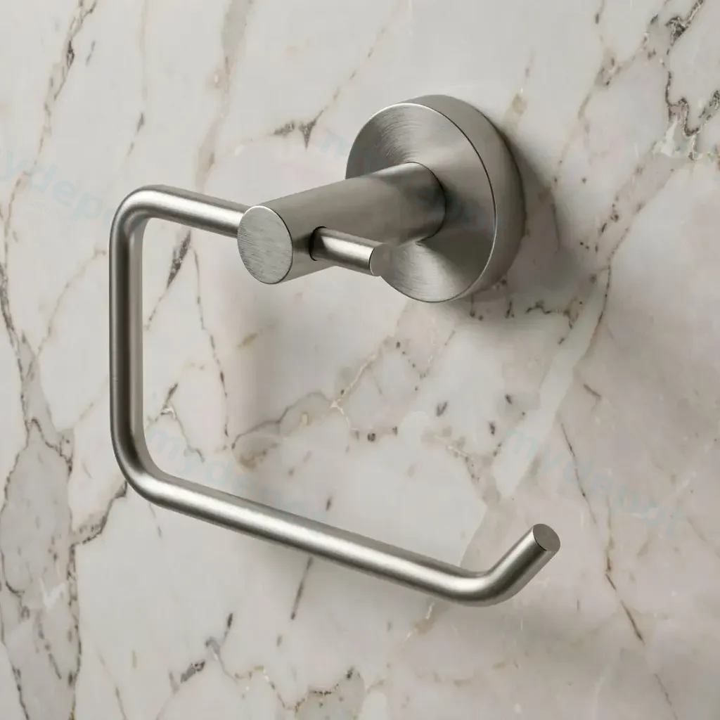 [40835] Pentro Brushed Nickel Toilet Roll Holder