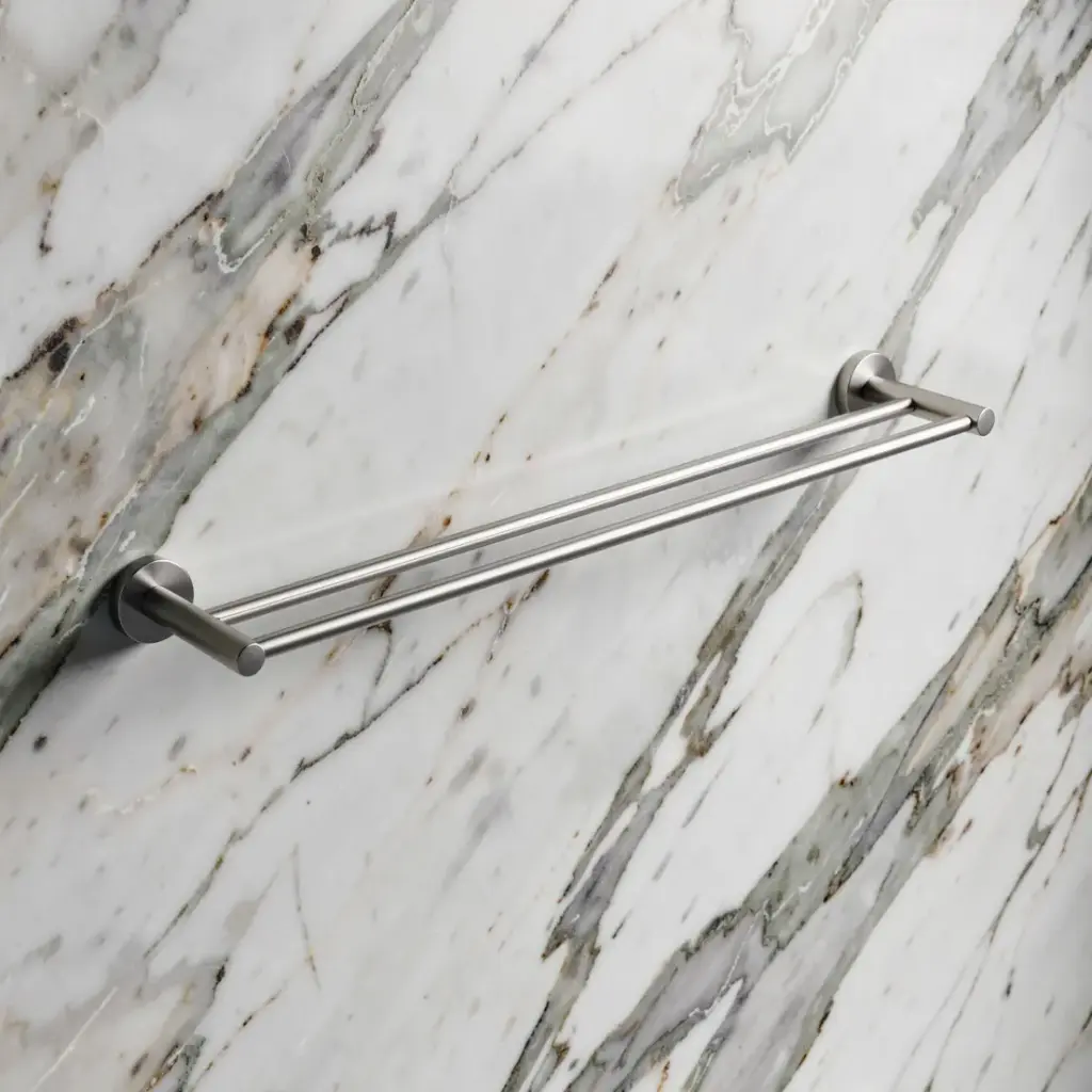 Pentro Chrome Double Towel Rail 790mm(Cuttable)