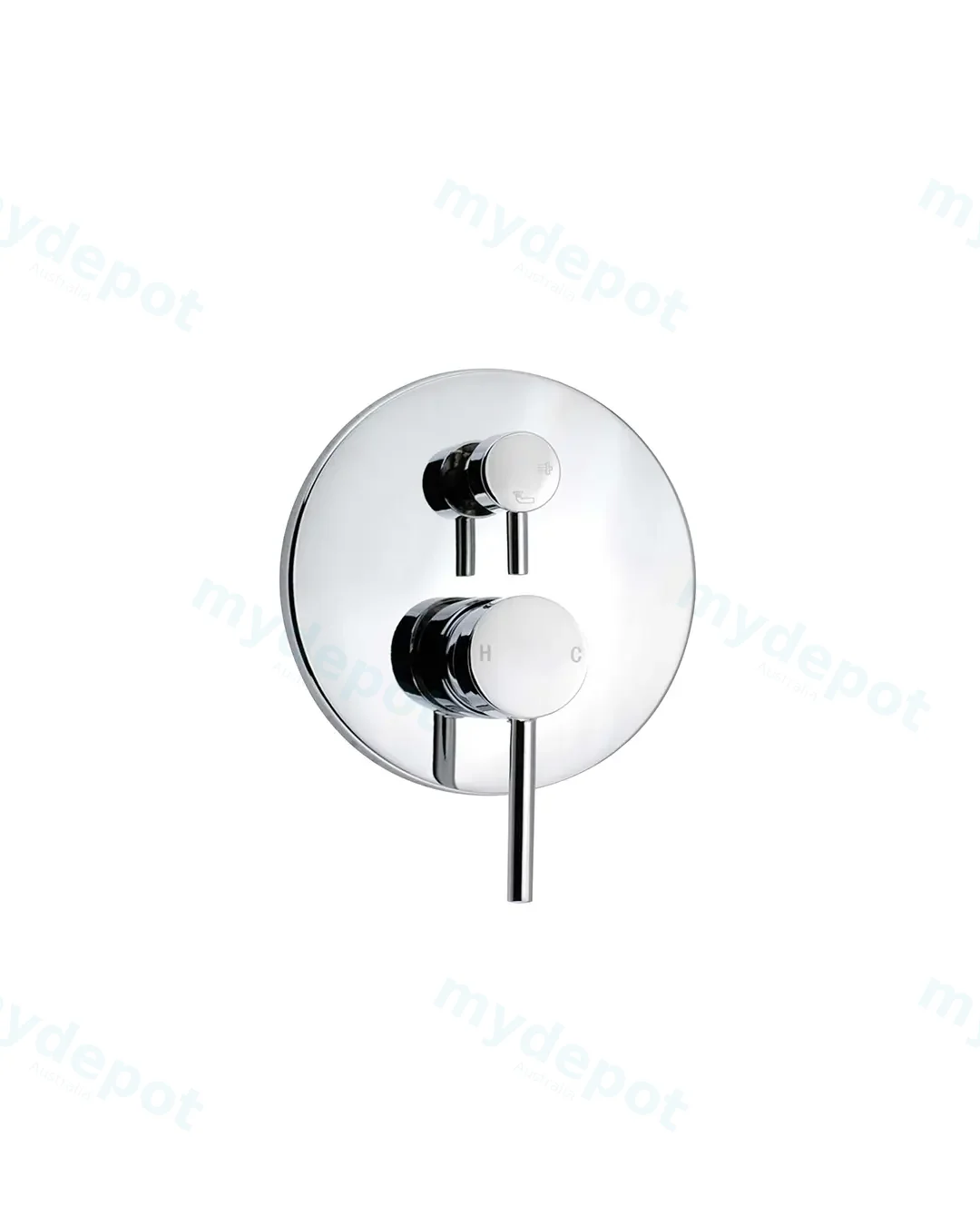 [40724] Pentro Chrome Round Shower Mixer
