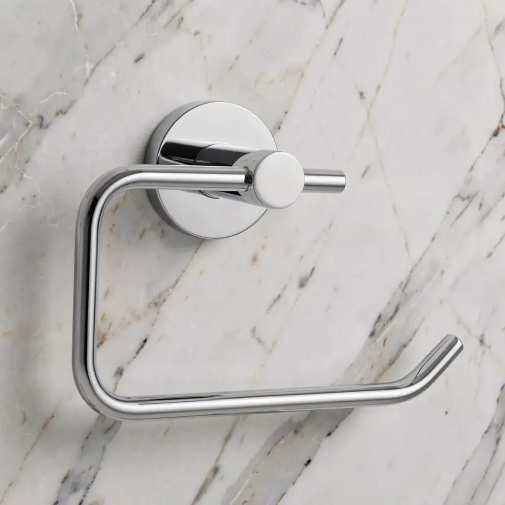 [40744] Pentro Chrome Toilet Roll Holder