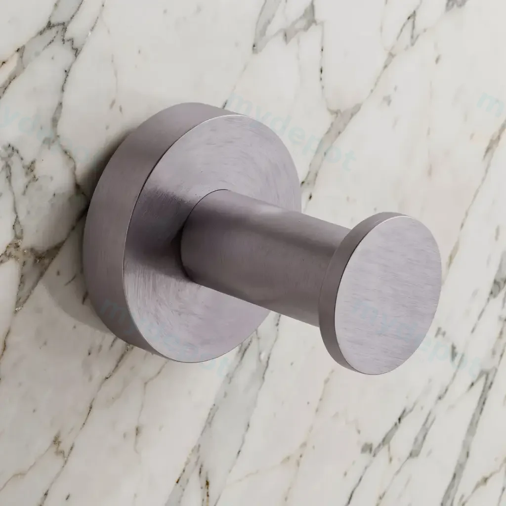 Pentro Gun Metal Grey Round Robe Hook