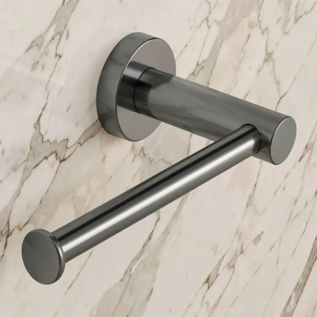[40867] Pentro Gun Metal Grey Toilet Roll Holder