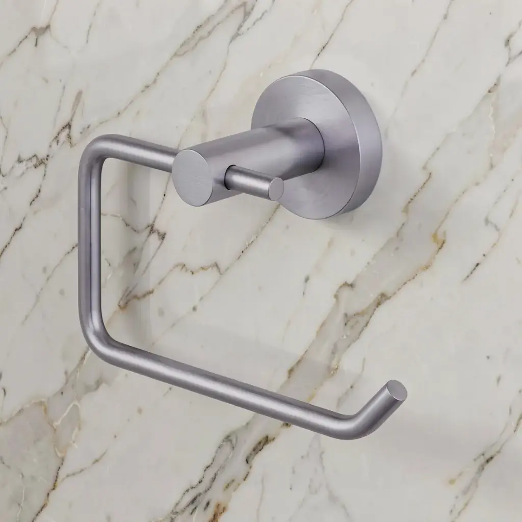 [40865] Pentro Gun Metal Grey Toilet Roll Holder