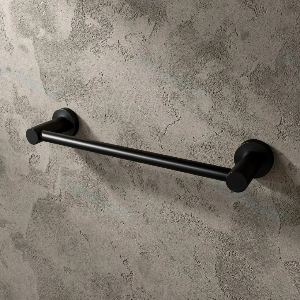 [40776] Pentro Matte Black 300mm Towel Rail