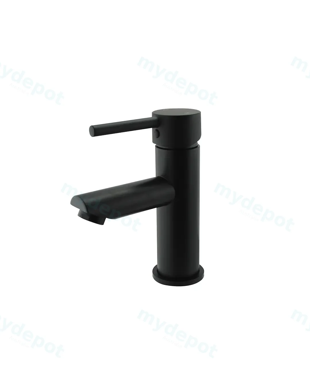 Pentro Matte Black Round Basin Mixer Tap
