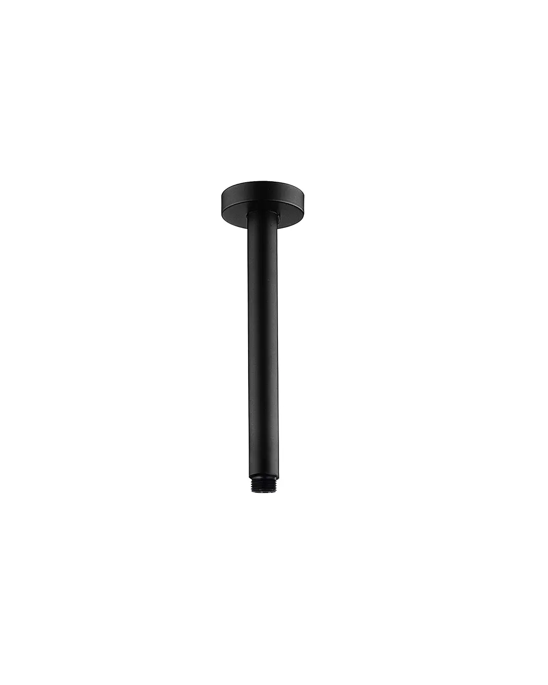 [40762] Pentro Matte Black Round Ceiling Shower Arm 200mm