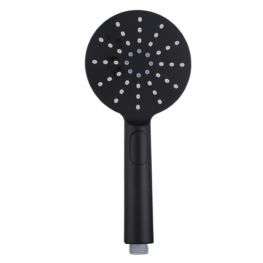 [40766] Pentro Round Matte Black ABS Sprayer Head