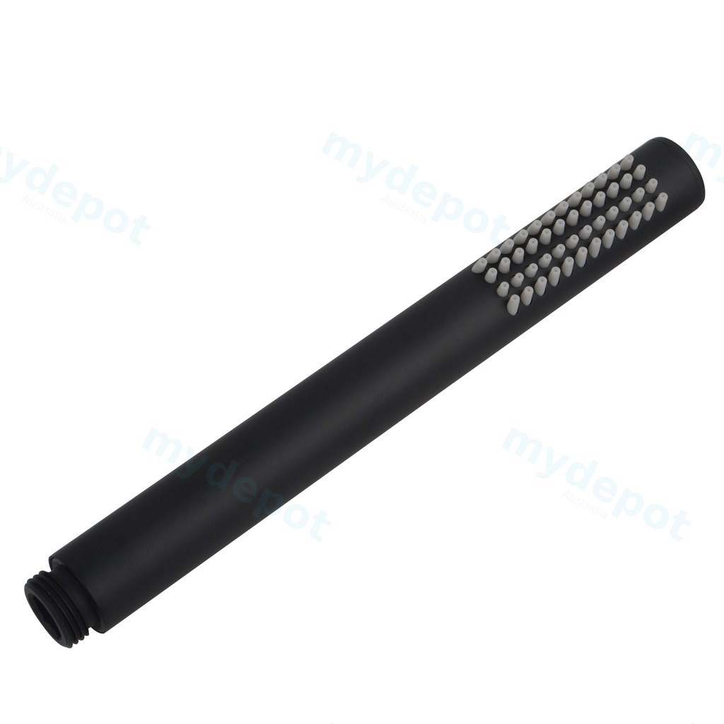 [40765] Pentro Round Matte Black Solid Brass Sprayer Head
