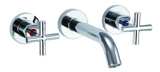 [43916] Plnz Bath Set Chrome Lead Free