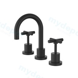 [44592] Plnz Washing Machine Stops Matt Black Lead Free