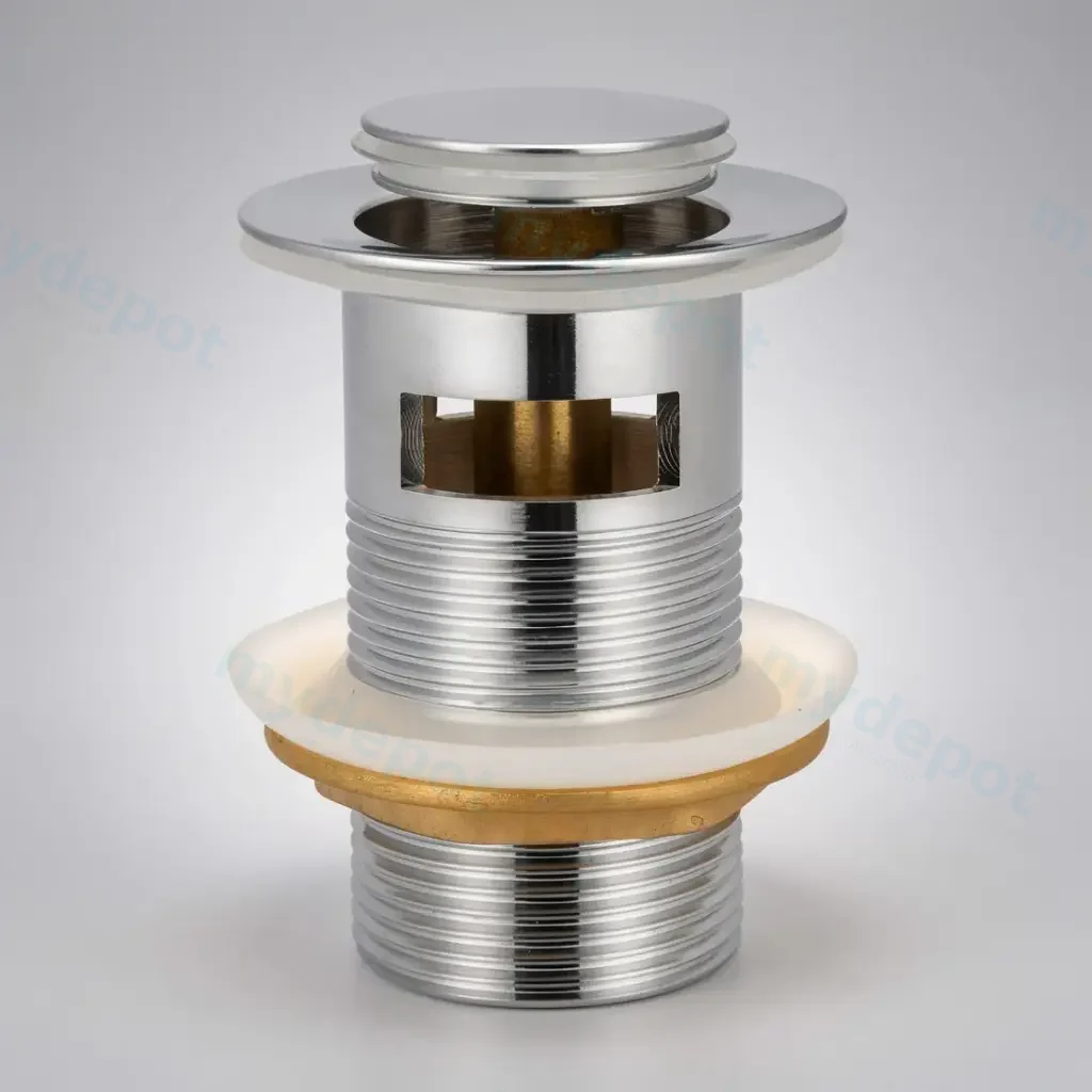 Pop-up Waste Basin Non Overflow32mm Chrome