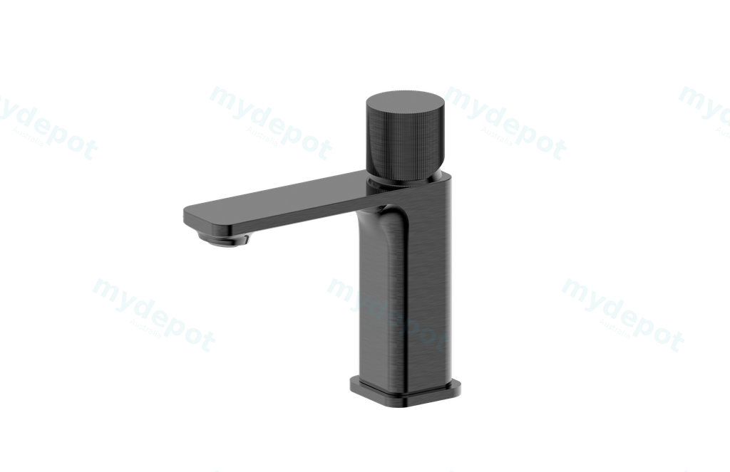 [55199] Qi Kasten Basin Mixer Brushed Gun Metal