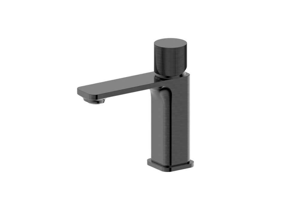[55199] Qi Kasten Basin Mixer Brushed Gun Metal