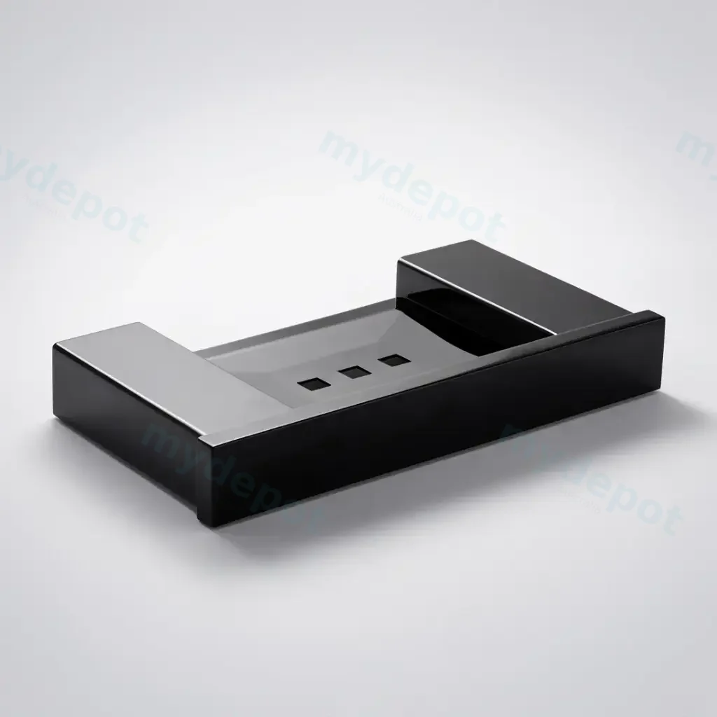 Rosa Metal Soap Holder(Matt Black)