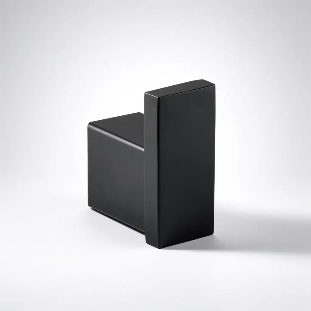 [43608] Rosa Robe Hook SS304 Stainless Steel(Matt Black)