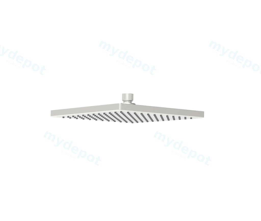 Rosa Square Overhead Shower 250mm Brushed Nickel
