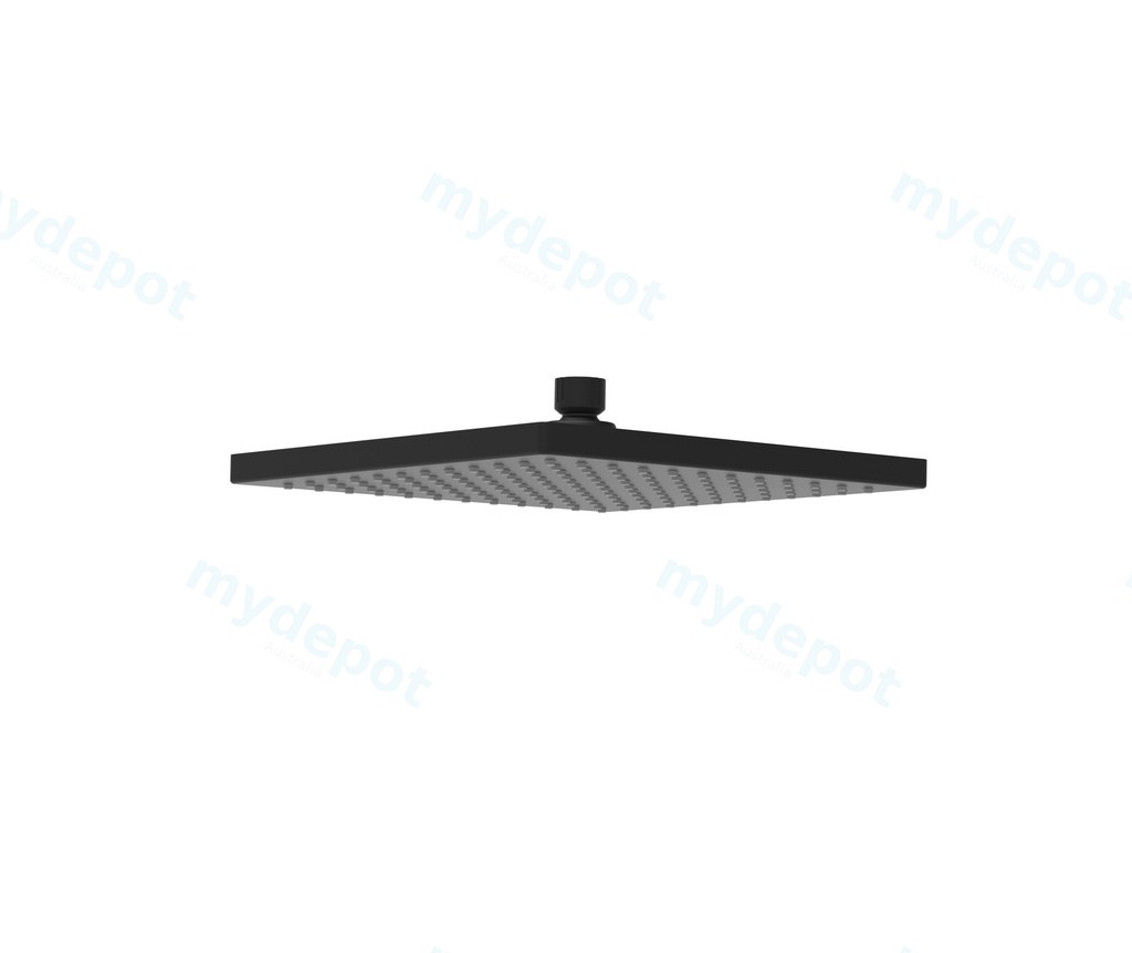Rosa Square Overhead Shower 250mm Matt Black