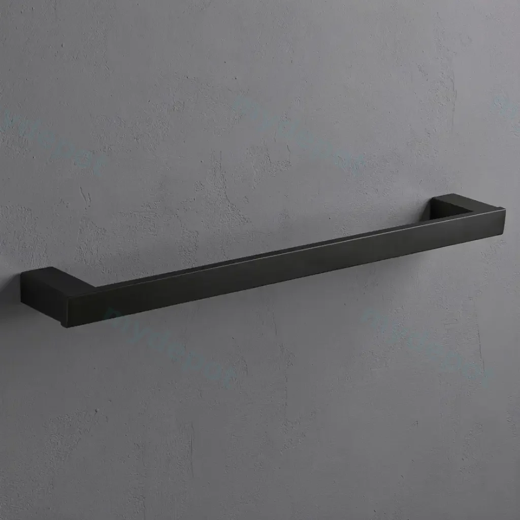 Rosa Single Towel Rail 750mm SS304 Stainless Steel(Matt Black)
