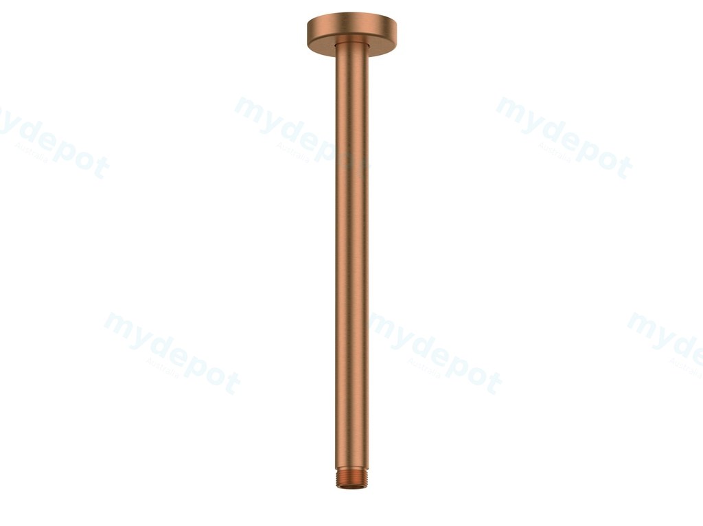 [55125] Round Ceiling Shower Arm 300mm Brushed Bronze