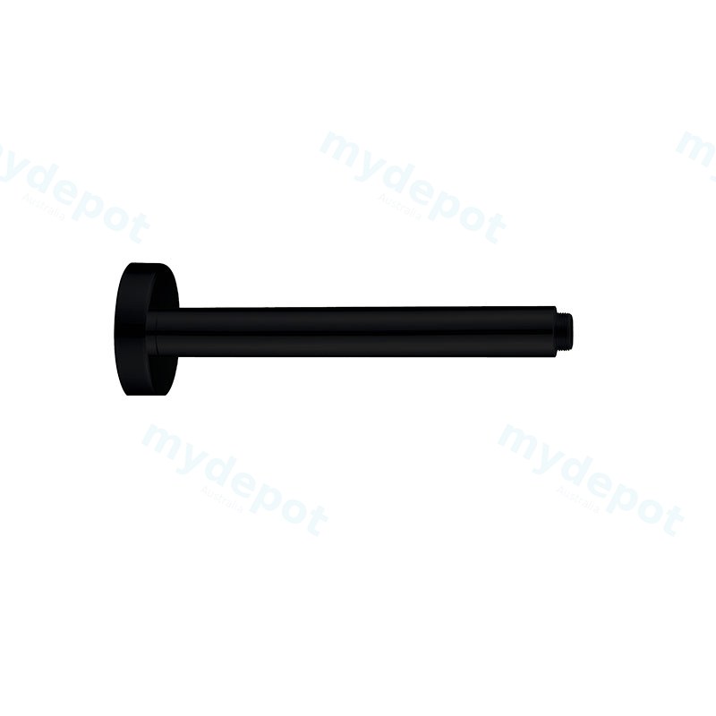 [55121] Round Ceiling Shower Arm 300mm Matte Black