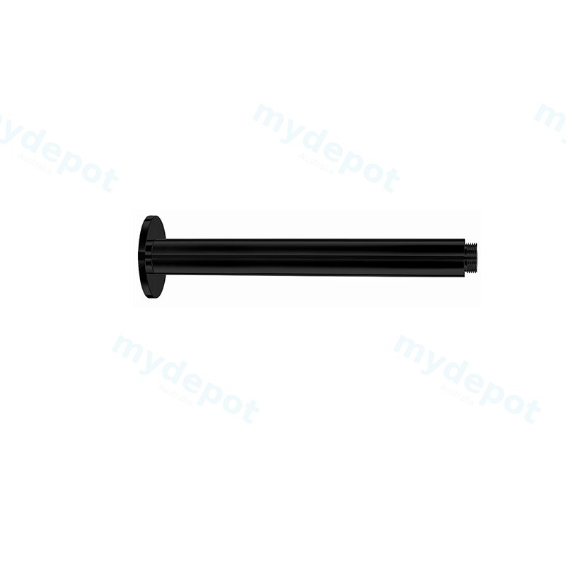 [55127] Round Ceiling Shower Arm 450mm Matte Black