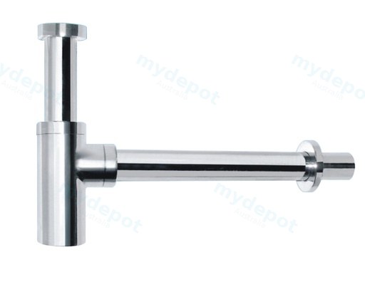 [41095] Round Chrome Bottle Trap 32mm