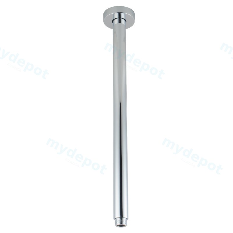 [40371] Round Chrome Ceiling Shower Arm 400mm