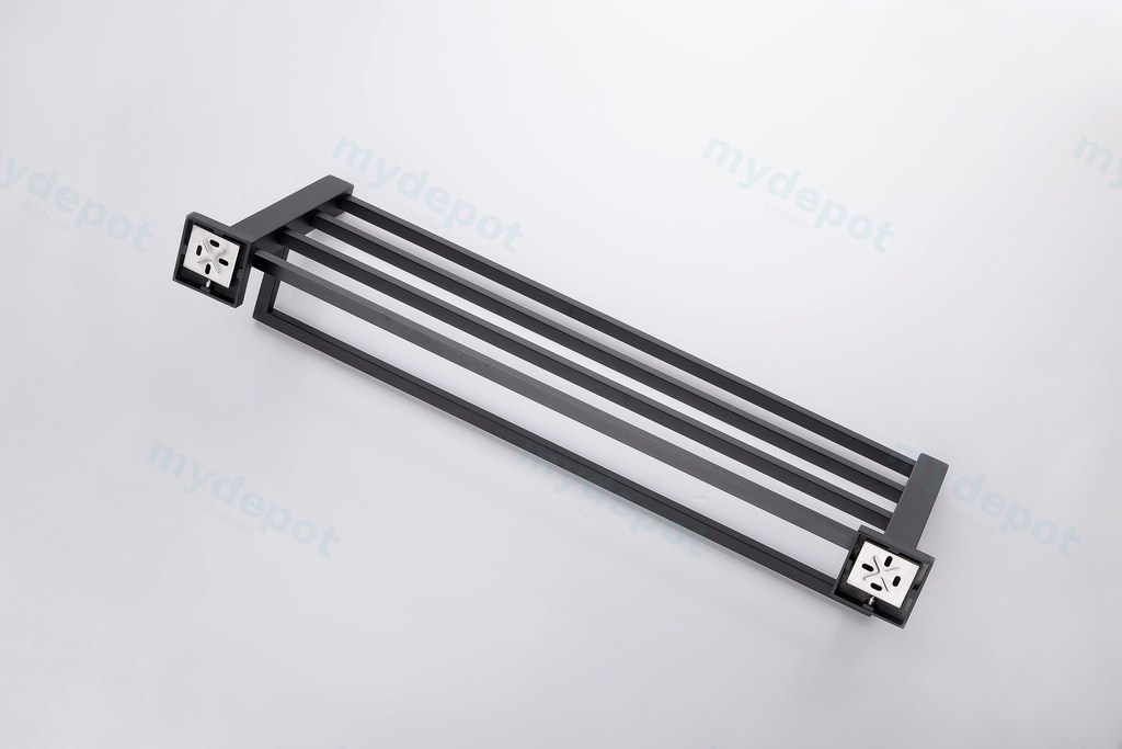 Round Chrome Stainless Steel Railwithout Handheld Shower,Fixed Wall Connector Set