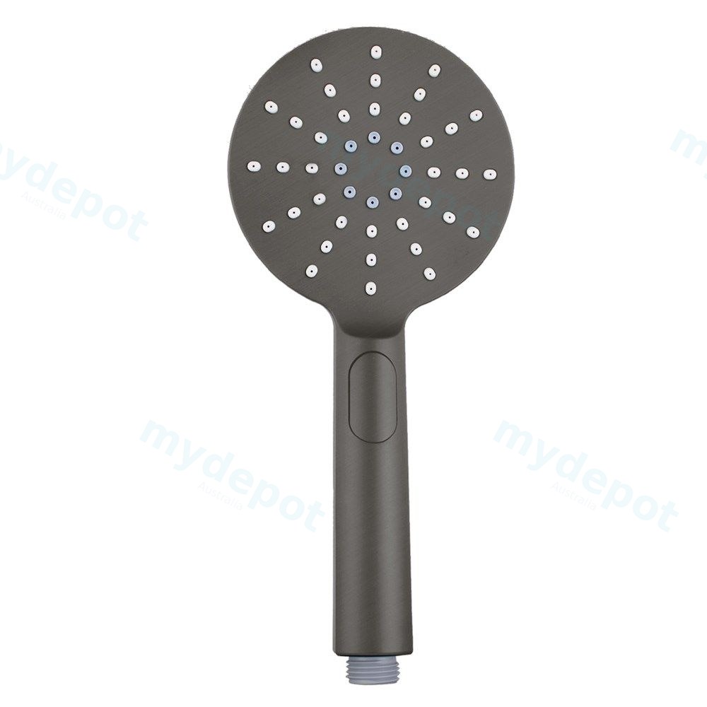 [41155] Round Gun Metal Grey Handheld Shower(ABS)