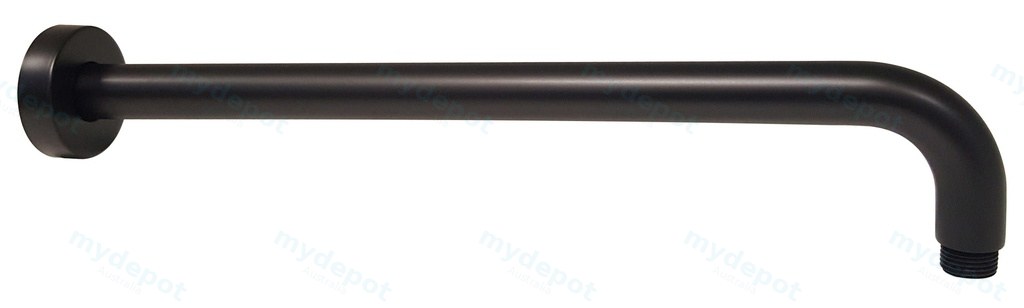 [44038] Round Horizontal Shower Arm(Matt Black)