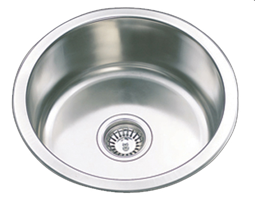 Round Kitchen Sink Undermount 430x180mm (304 Stainless Steel)