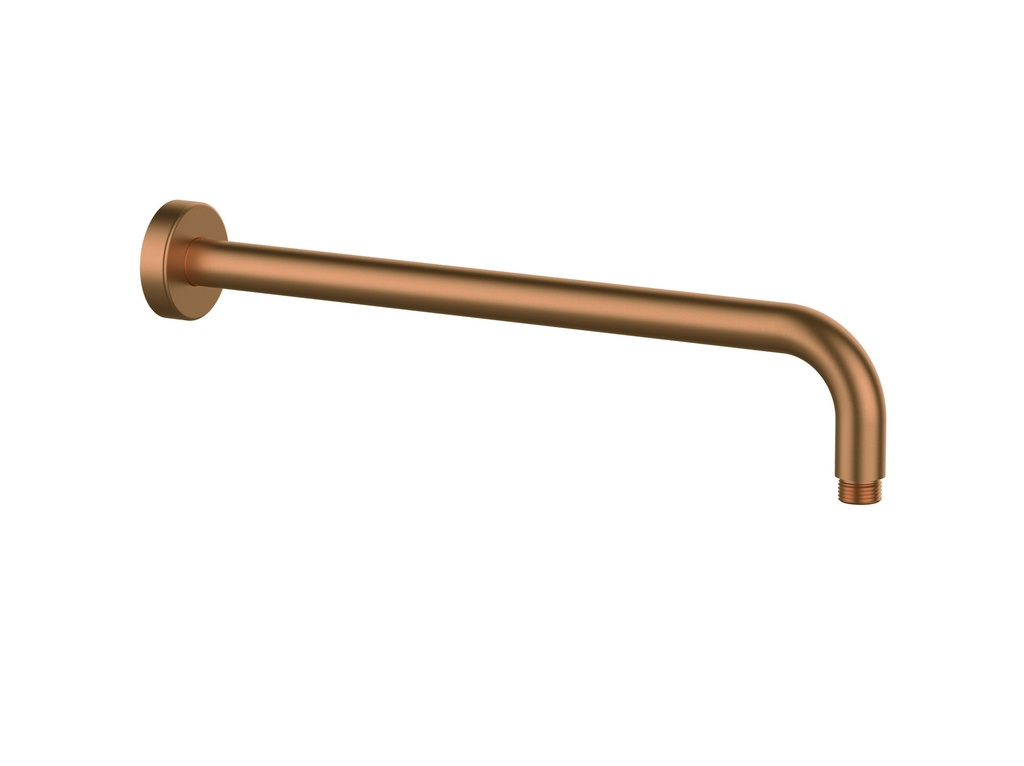 Round Shower Arm Brushed Bronze