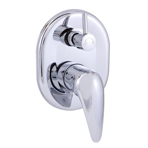 [43944] Ruby Wall Mixer with Diverter(Chrome)