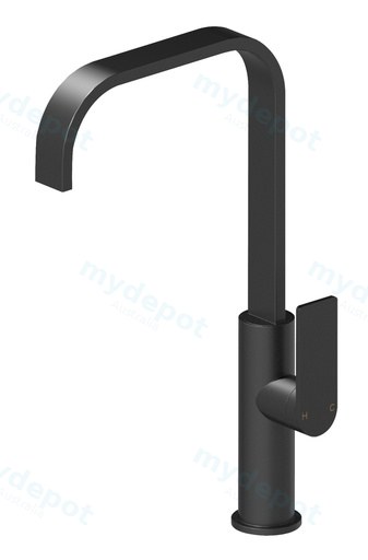 Ruki Matt Black Sink Mixer Lead Free