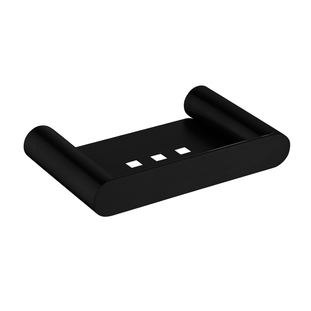 [40047] Rushy Black Soap Dish Holder