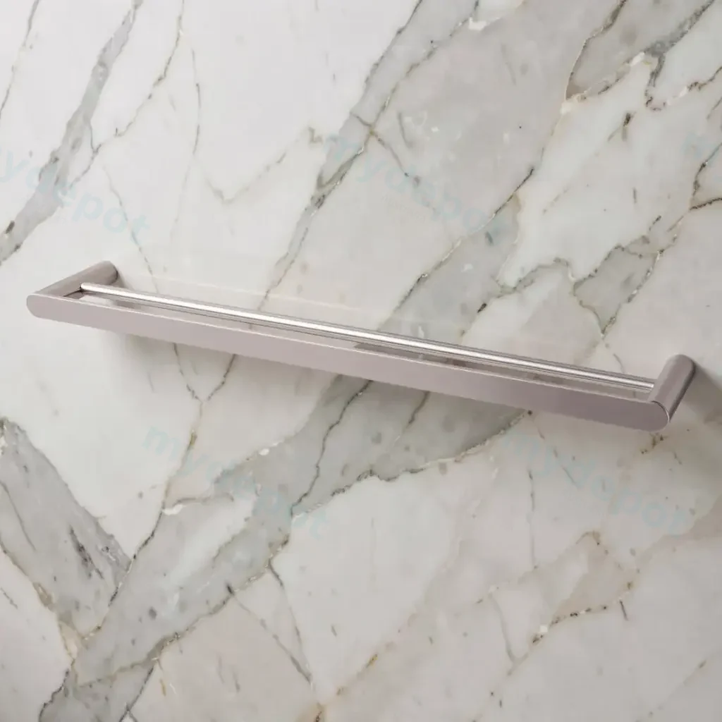 [40037] Rushy Brushed Nickel Single Towel Rail 600mm