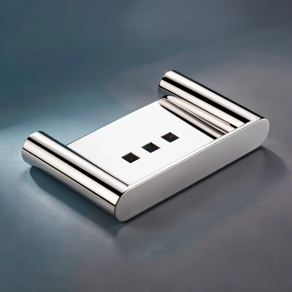 Rushy Chrome Soap Dish Holder