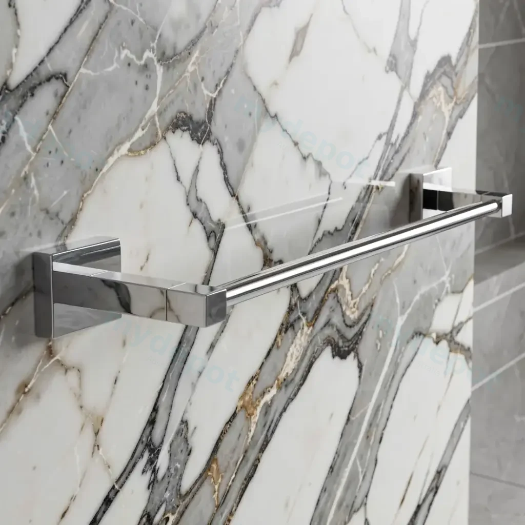 Sara Single Towel Rail 600 mm(Chrome)