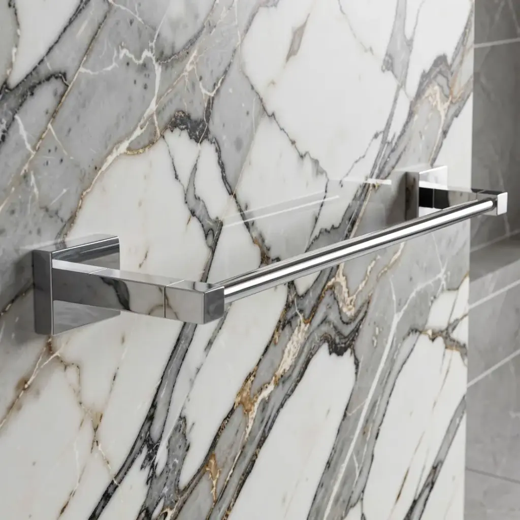 [43687] Sara Single Towel Rail 600 mm(Chrome)