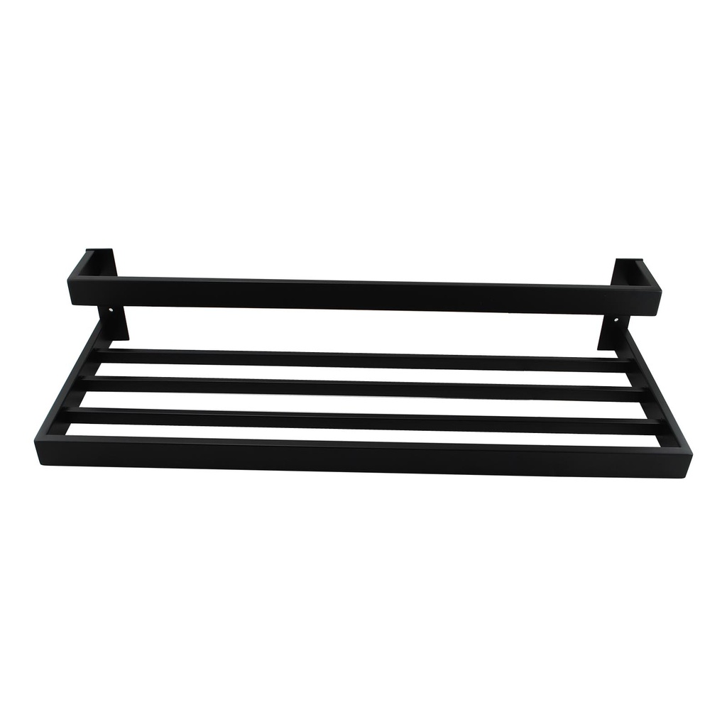 [40129] Sera Black Double Towel Holder 600mm