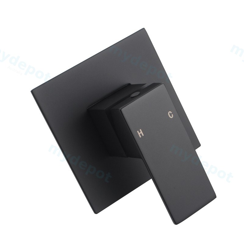 [40139] Sera Black Shower Wall Mixer