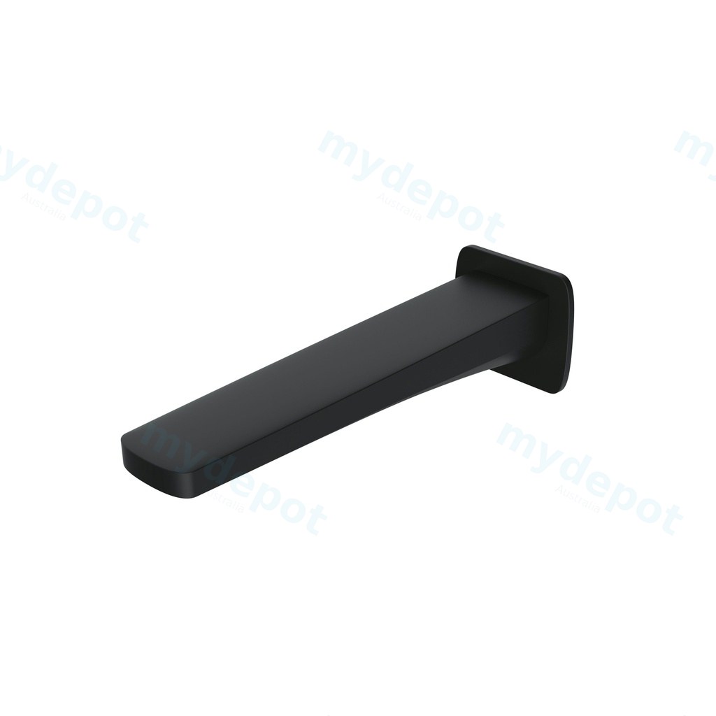 [40107] Sera Square Black Bath Spout