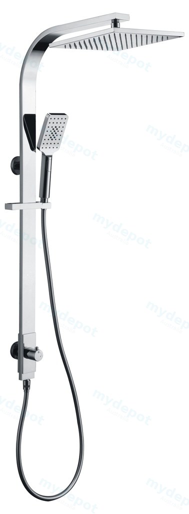 Seto Twin Shower Set Multifunction Square 250mm(Chrome)